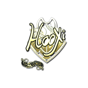 印花 | HooXi（金色）| 2023年巴黎锦标赛